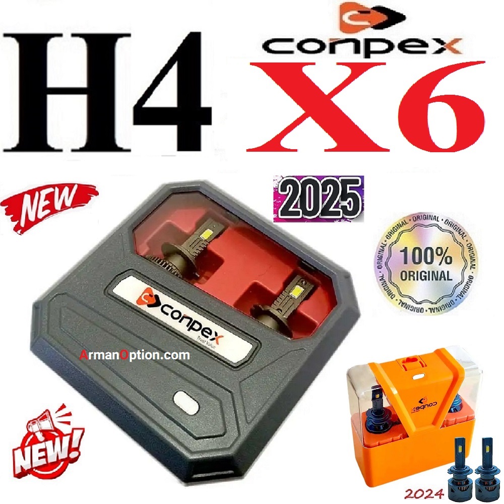 alt=هدلایت کانپکس مدل X6 با شدت نور ۱۵۰۰۰ لومن