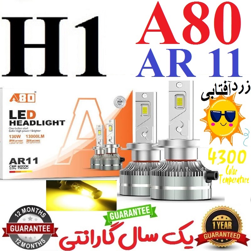 alt=هدلایت AR11-A80-۴۳۰۰ نور فابریک