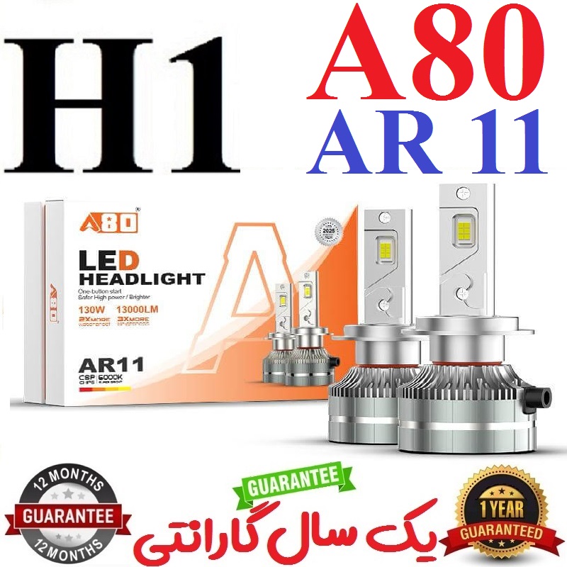 alt=هدلایت AR11-A80 نور سفید