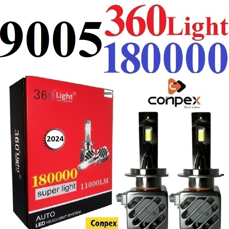 alt=هدلایت کانپکس 360Light مدل 180000 پایه 9005