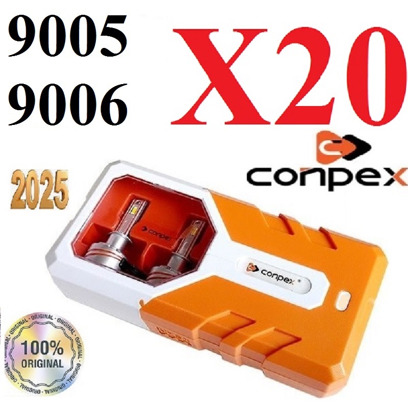 alt=هدلایت مدل X20 پایه 9005 و 9006 کانپکس