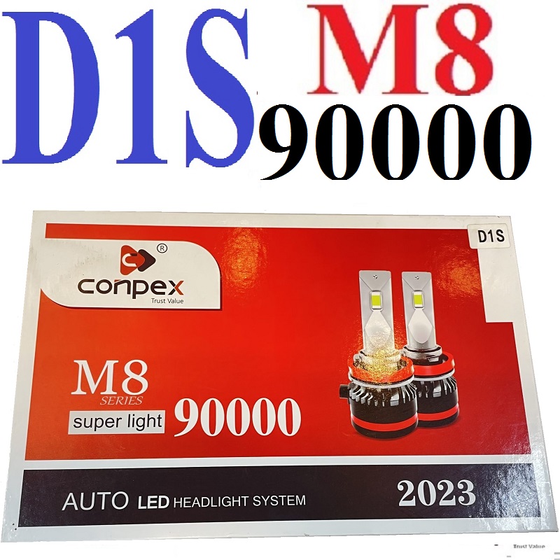 alt=هدلایت D1S وD3S مدل M8 کانپکس دارای کابل تبدیل اورجینال