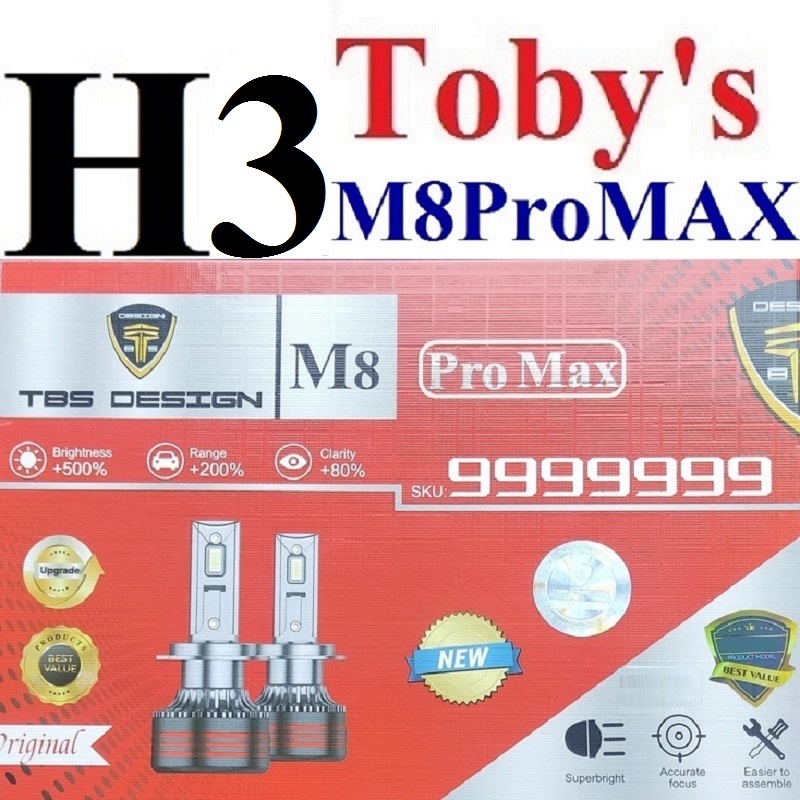 alt=هدلایت M8ProMax برند TBS پایه H3 توبیز