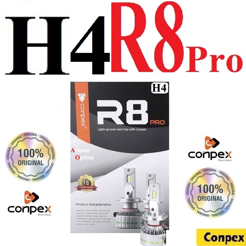 alt=کانپکس R8 پایه H4