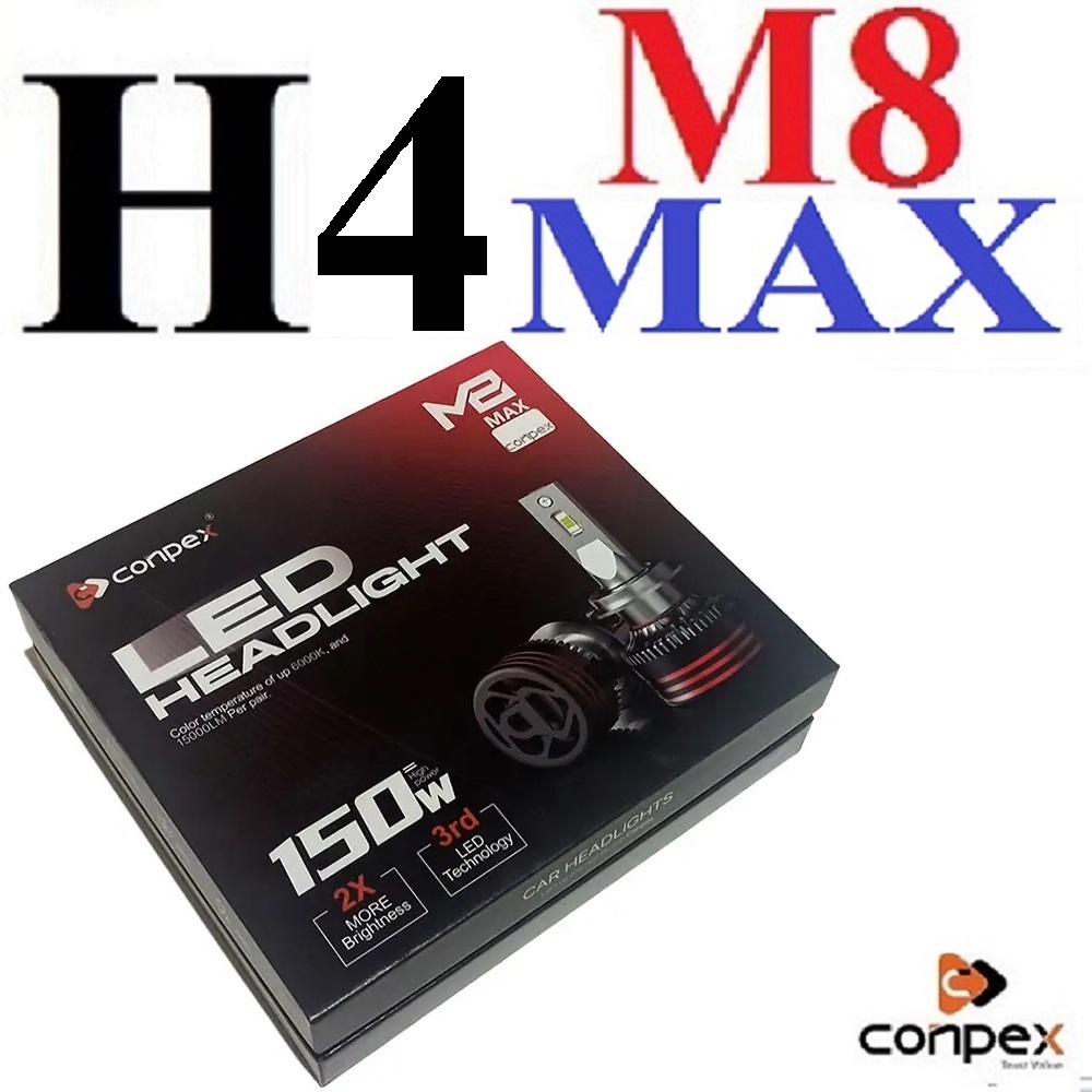 alt=هدلایت کانپکس M8Max پایه H4