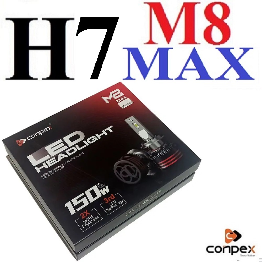 alt=هدلایت کانپکس M8Max پایه H7